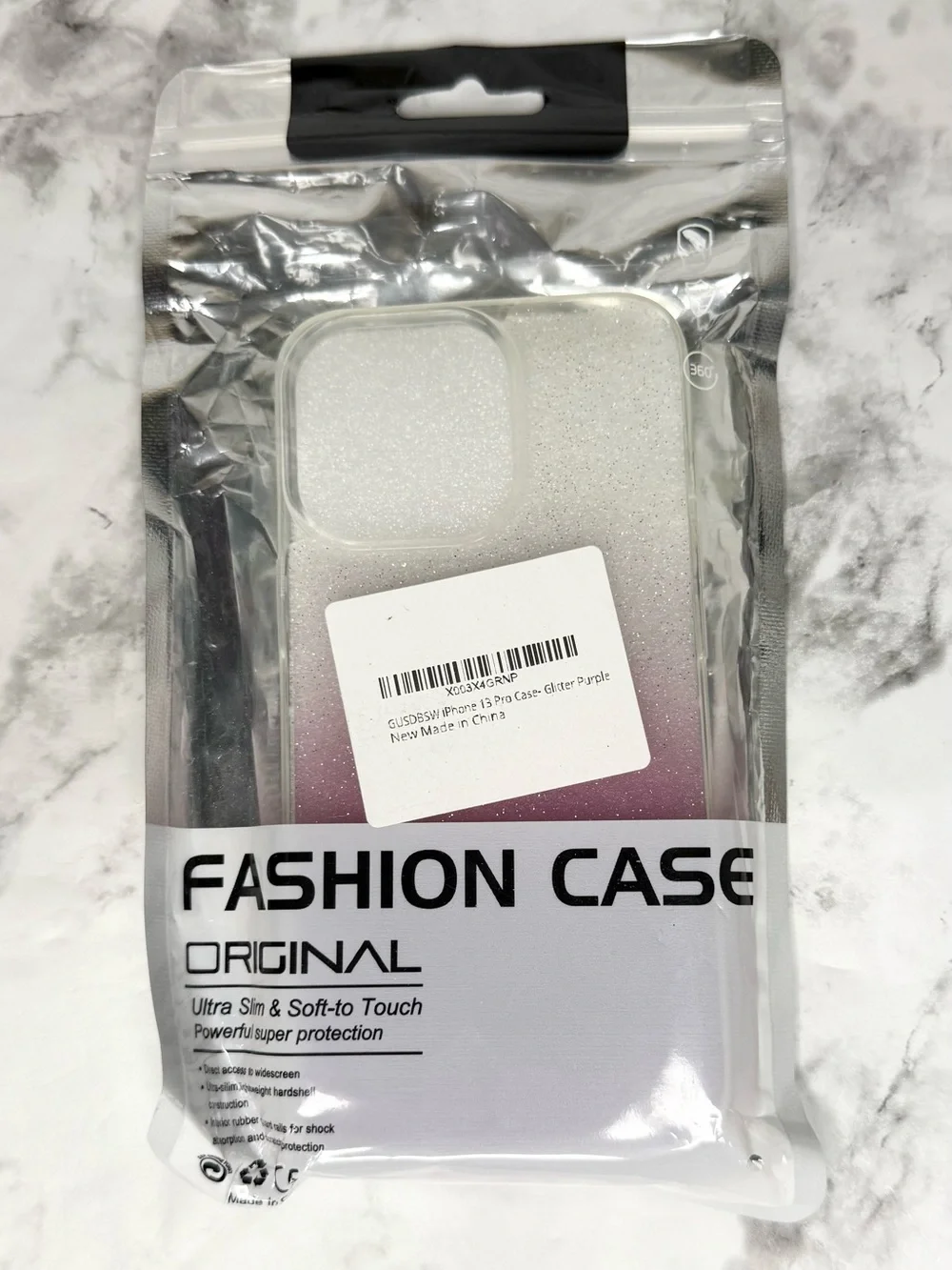 Glitter Purple Phone Case iPhone 13 Pro 🎈 2 for $5